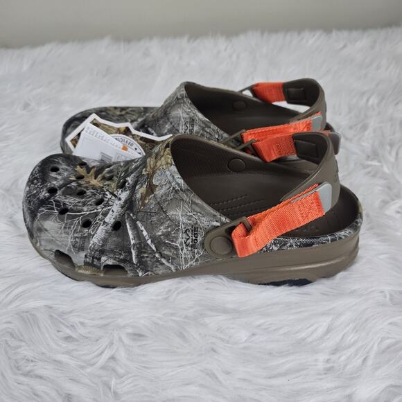 Crocs Realtree All Terrain Edge Clog Men's 10 Women's 12 Walnut 206504-267 - Picture 5 of 8